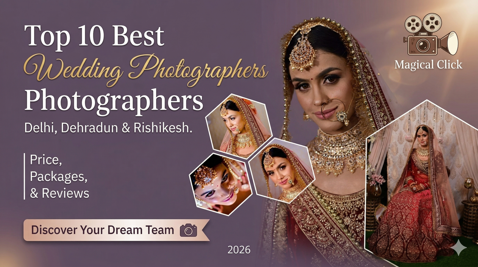 Top 10 Best Wedding Photographers in Delhi, Dehradun & Rishikesh (2026)