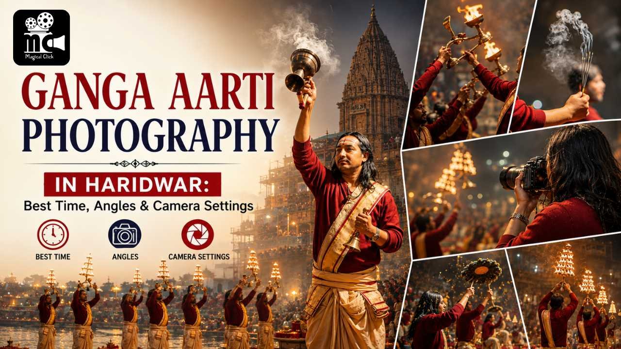 Ganga Aarti Photography in Haridwar and best Time, Angles & Camera Settings