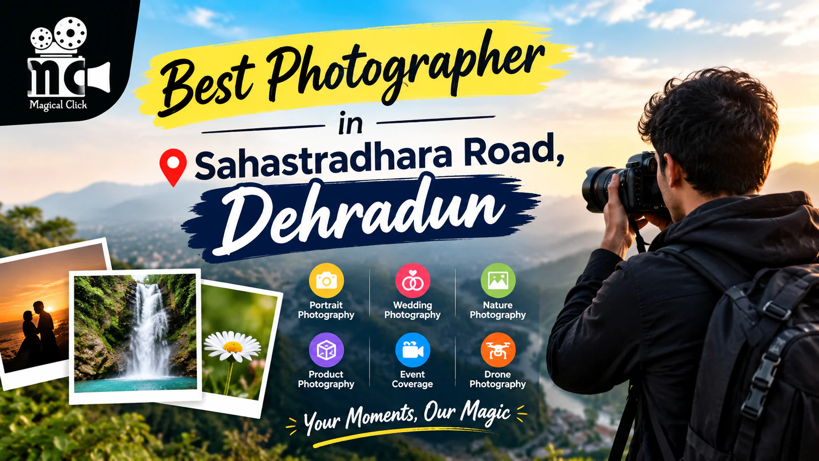 Best Photographer in Sahastradhara Road, Dehradun | MagicalClick